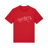 Red Printed T-shirt Front