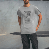 Athletic Grey Printed T-shirt
