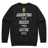 TOFFS - Argentina 1978 1986 2022 - Black Crewneck