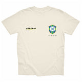 TOFFS - Brazil 4 Time Champs - Faded Cream T-shirt