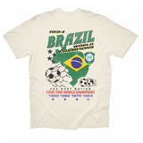 TOFFS - Brazil 4 Time Champs - Faded Cream T-shirt