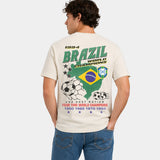 TOFFS - Brazil 4 Time Champs - Faded Cream T-shirt