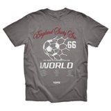 TOFFS - England Football to the World - Faded Black T-shirt