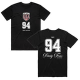 TOFFS - USA 94 Crest - Black T-shirt
