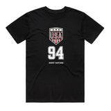 TOFFS - USA 94 Crest - Black T-shirt
