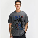 TOFFS - France 98 Graphic - Faded Black T-shirt