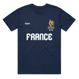 TOFFS - France Crest - Navy T-shirt