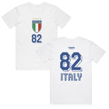 TOFFS - Italy 82 Crest - White T-shirt