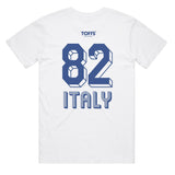 TOFFS - Italy 82 Crest - White T-shirt