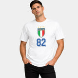 TOFFS - Italy 82 Crest - White T-shirt