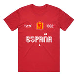 TOFFS - España 1982 Crest - Red T-shirt