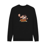 Black Printed Sweater
