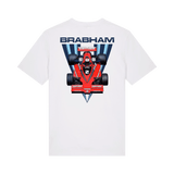 White Printed T-shirt Back