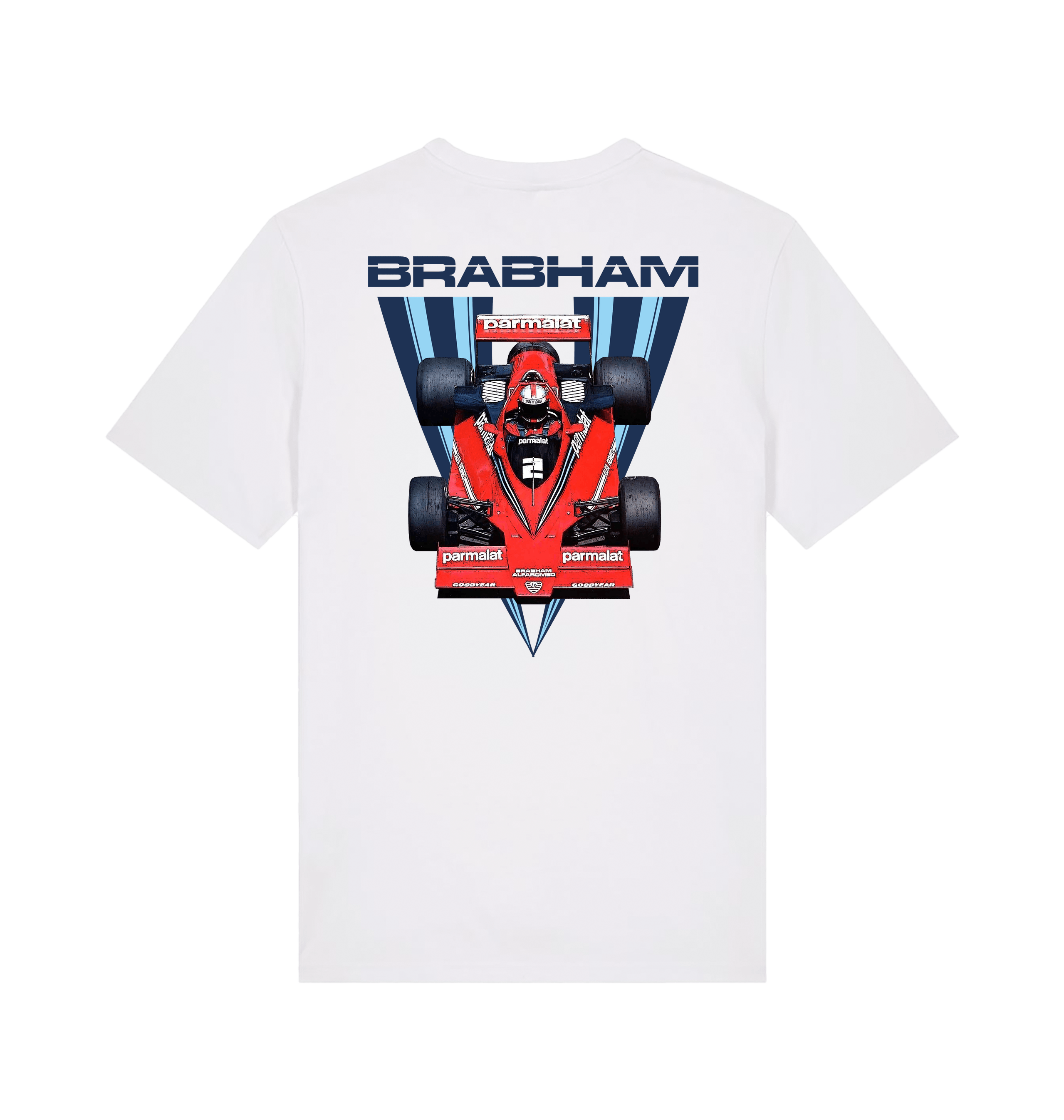 White Printed T-shirt Back