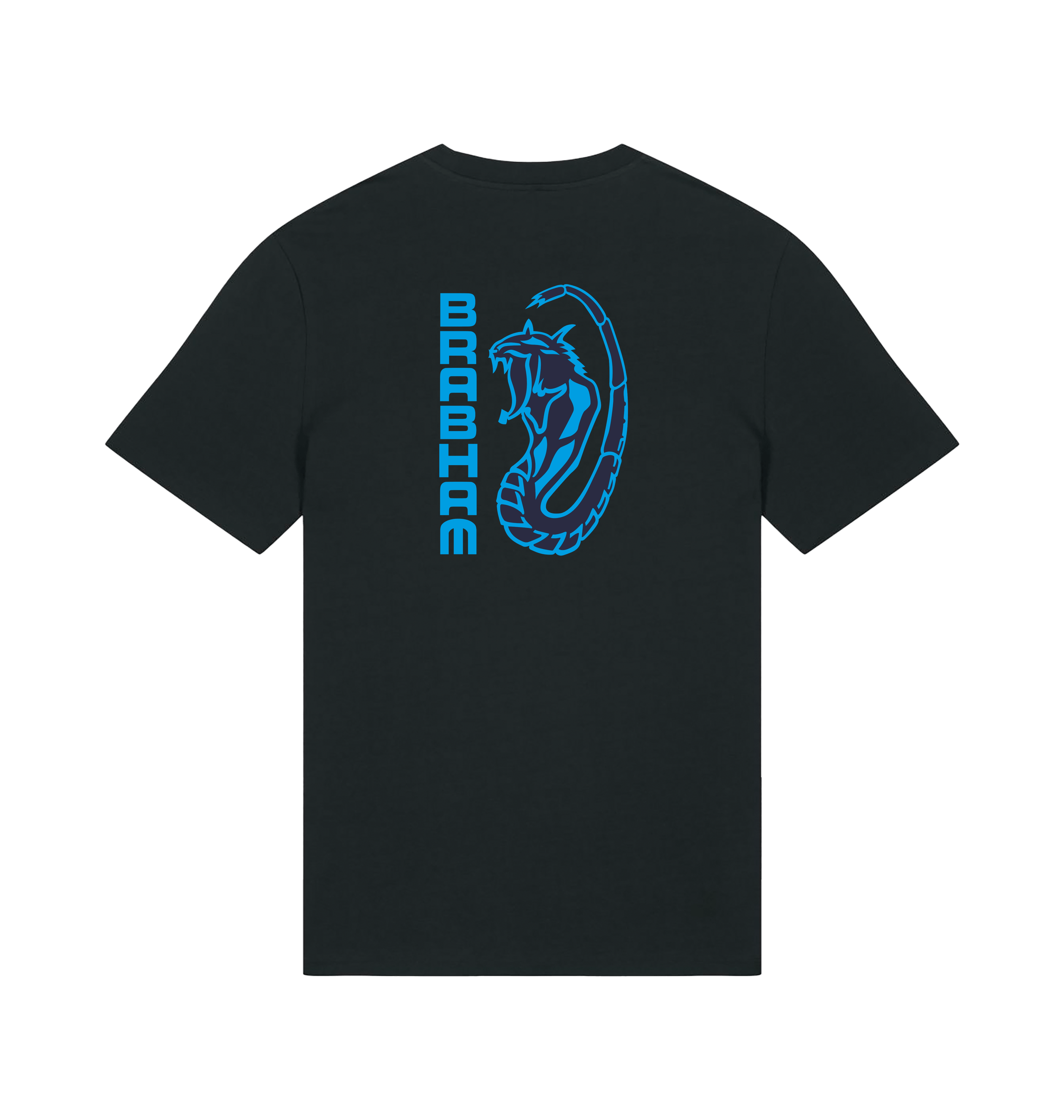 Black Printed T-shirt Back