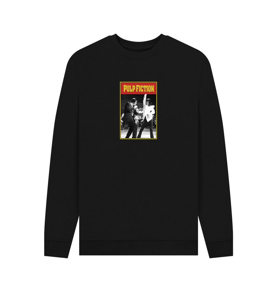Black Printed Sweater