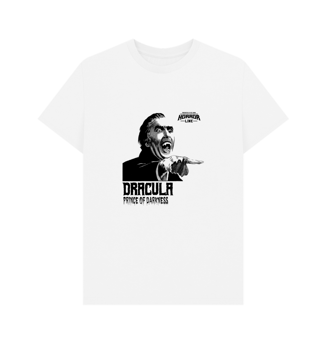 Horrorline 'Dracula Sucks' White  T-Shirt