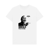 Horrorline 'Dracula Sucks' White  T-Shirt