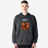 On Any Sunday Film Poster Graphic Dark Grey Hoodie