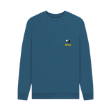Pulp Fiction Official Vince & Mia Sea Blue Graphic Sweatshirt