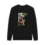 Black Printed Sweater