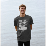Curb Your Enthusiasm Official Pretty Good Graphic Charcoal T-Shirt