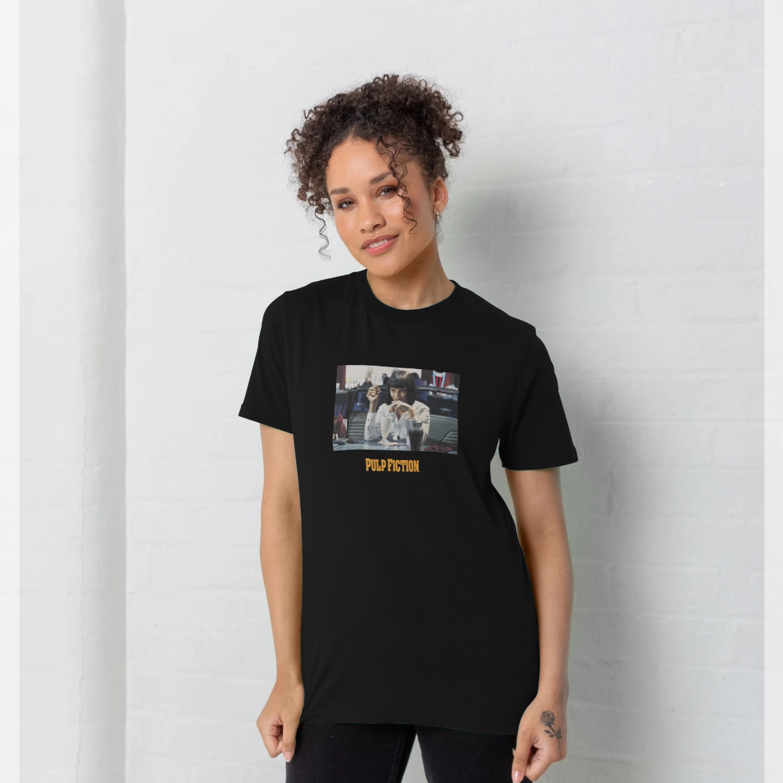 Black Printed T-shirt