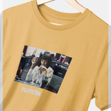 Pulp Fiction  Mia Wallace Faded Mustard  T-Shirt
