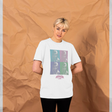 Horrorline Vampire White Graphic T-Shirt