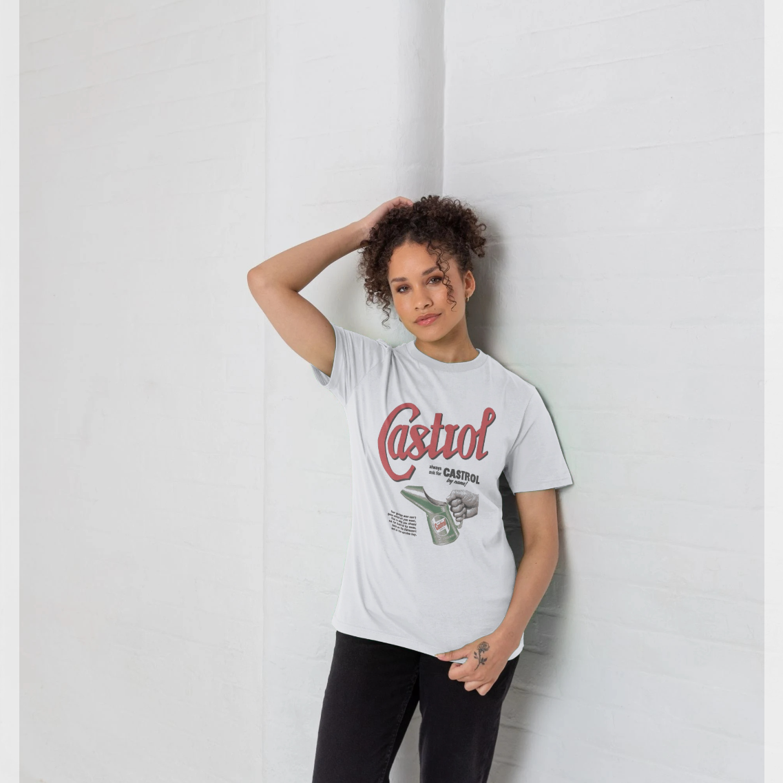 White Printed T-shirt