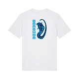 White Printed T-shirt Back