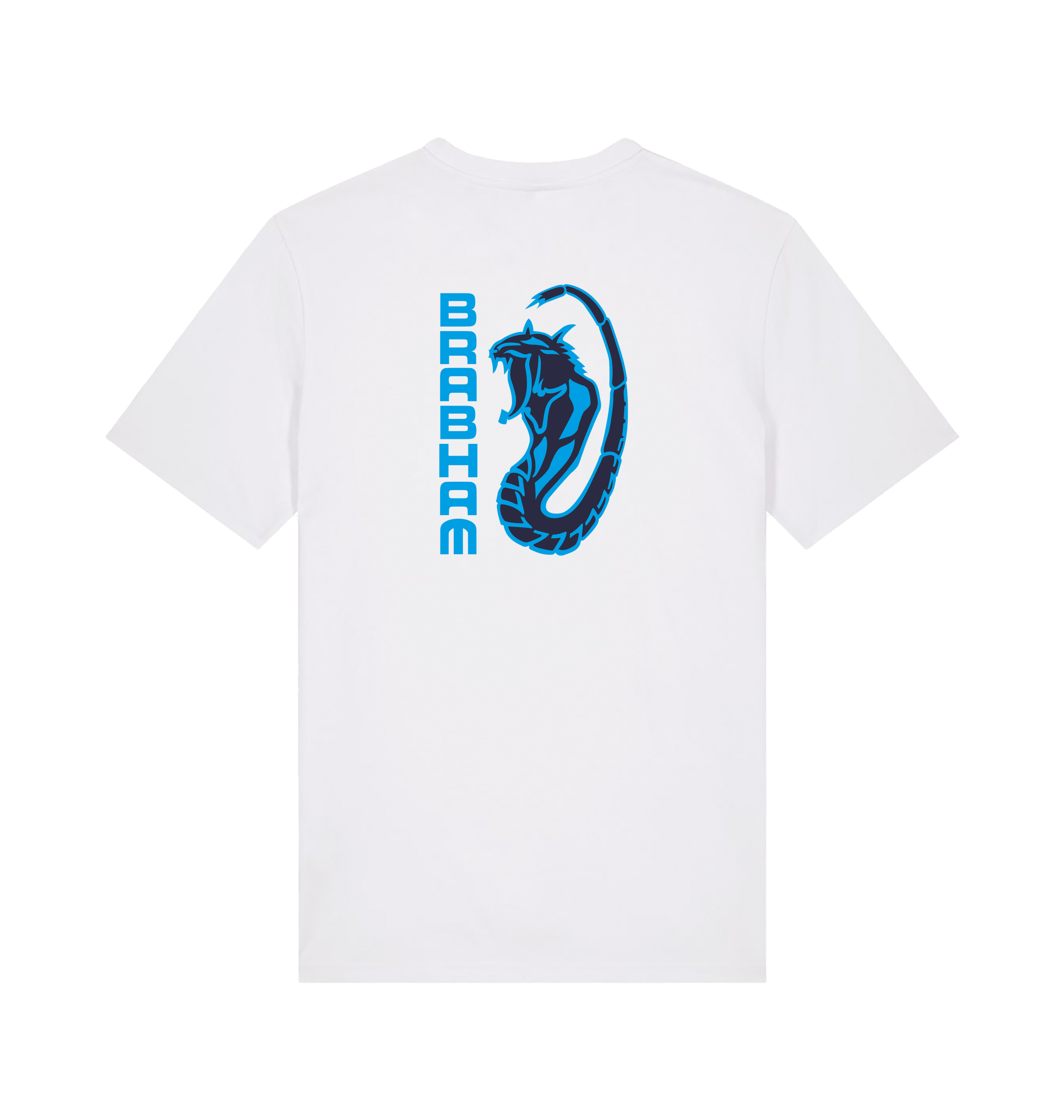 White Printed T-shirt Back