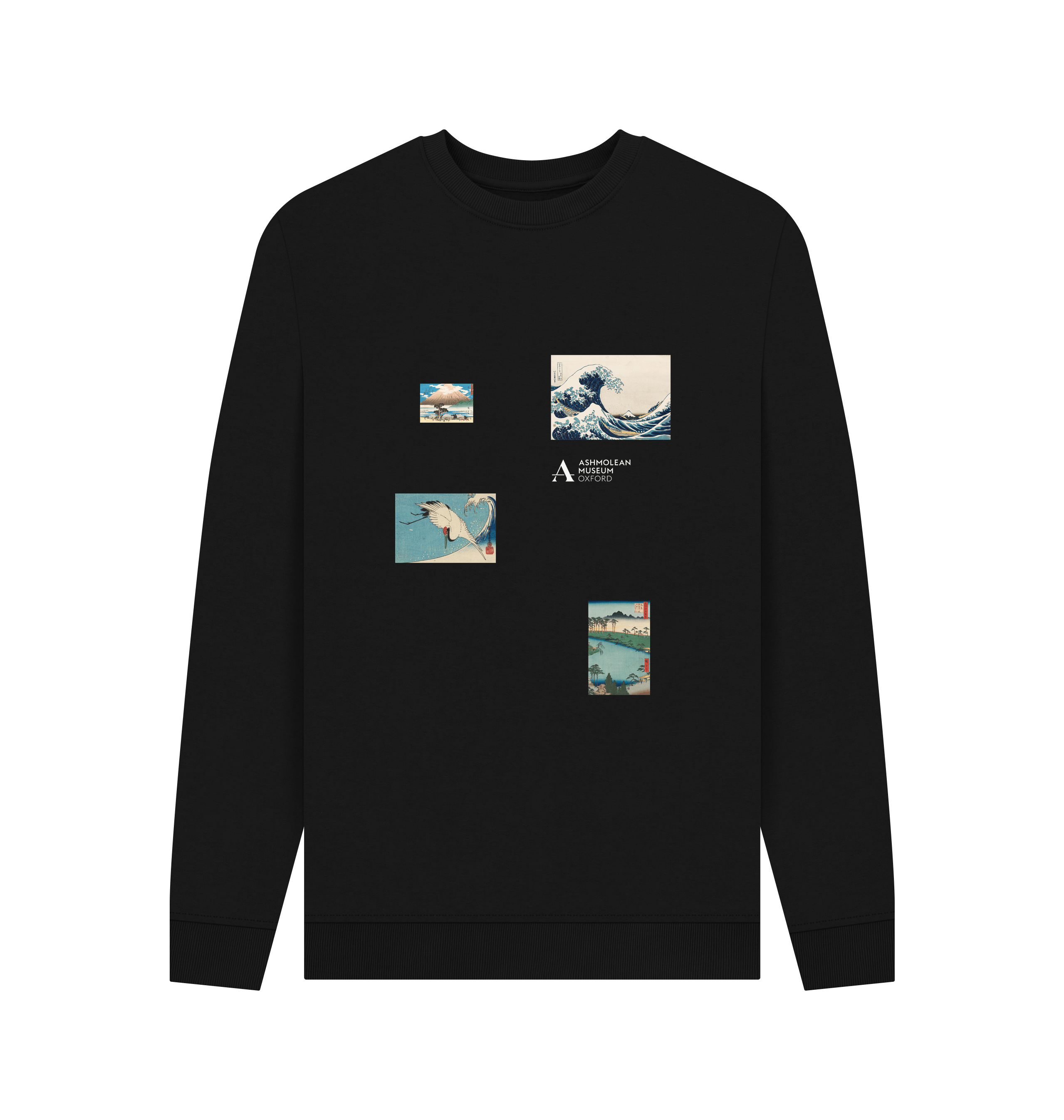 Black Printed Sweater