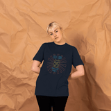 Navy Blue Printed T-shirt